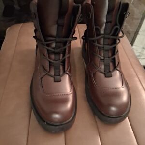 UGG Brown Lace Up Boots
